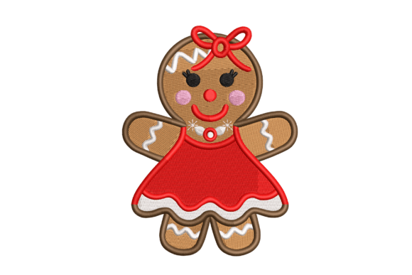 Cute Gingerbread Girl Embroidery Review