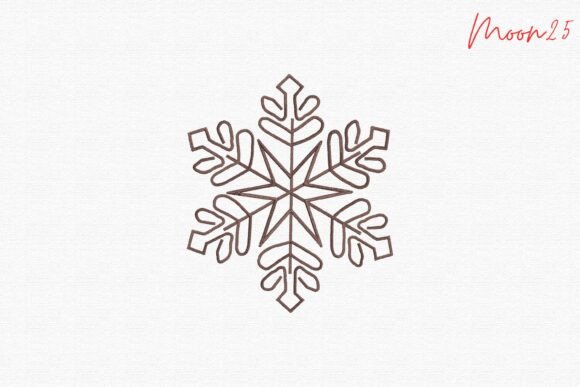 Elegant Snowflake Star Embroidery: A Designer's Review