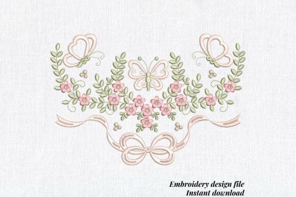 Floral Butterfly Border: An Embroidery Seller's Review