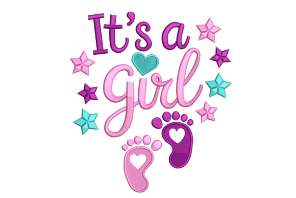 It's a Girl Footprints Baby Shower: A Designer's Review