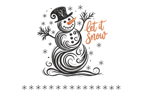 Let It Snow Swirl Snowman: A Seasonal Staple