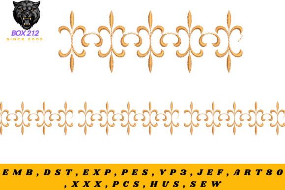 Motif Embroidery Borders