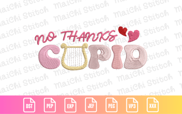 Playful Pastel Anti-Valentine Cupid