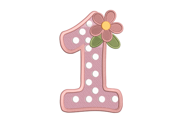 Polka-Dot Number 1 Flower: A Craft Fair Review