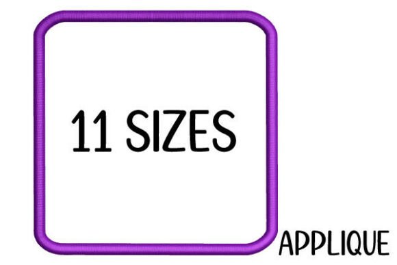 Rounded Square Satin Stitch Appliqué Review for Merch