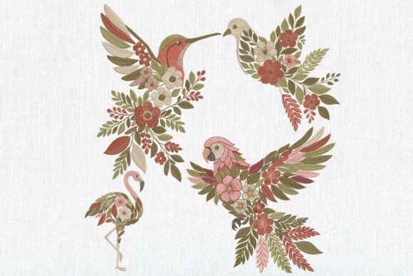 Set of 4 Floral Tropical Birds: A Hands-On Review
