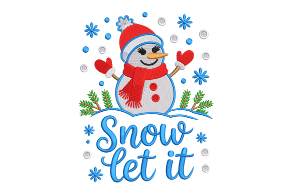 Snow Let It – Cute Snowman Winter: A Designer's Review