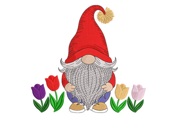 Spring Gnome Tulips: A Hands-On Review for Embroidery Designers
