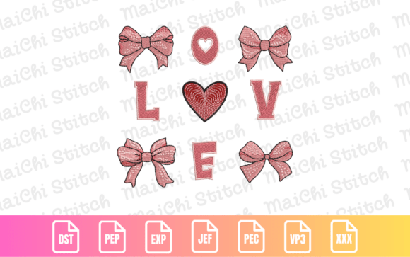 Valentine Bow Heart Alphabet Review for Seasonal Selling